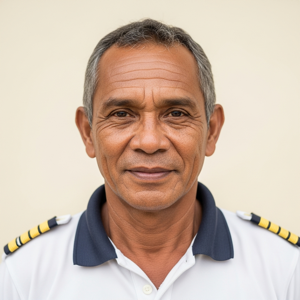 Amara Sandberg, Senior Phinisi Captain & Liveaboard Master